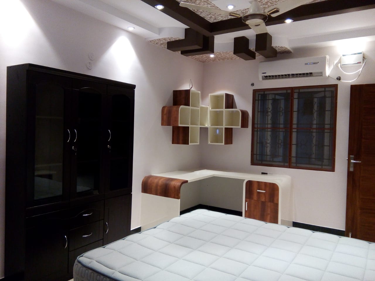 Restful bedroom interior
